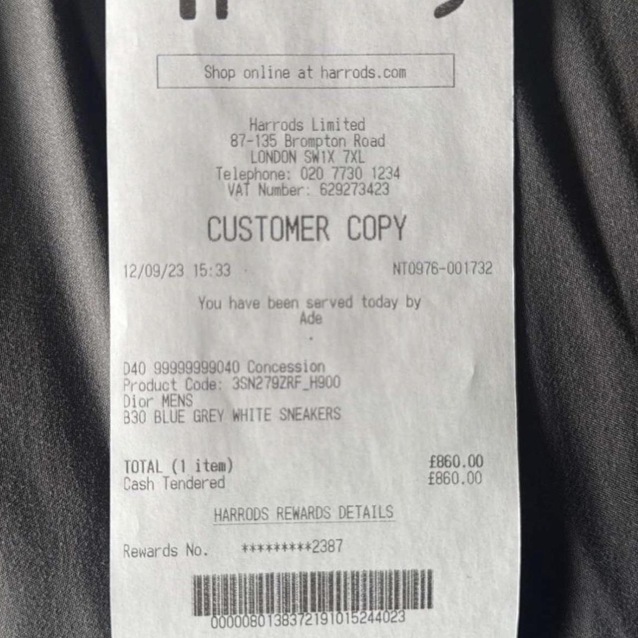 dior b30 light blue few marks here and there