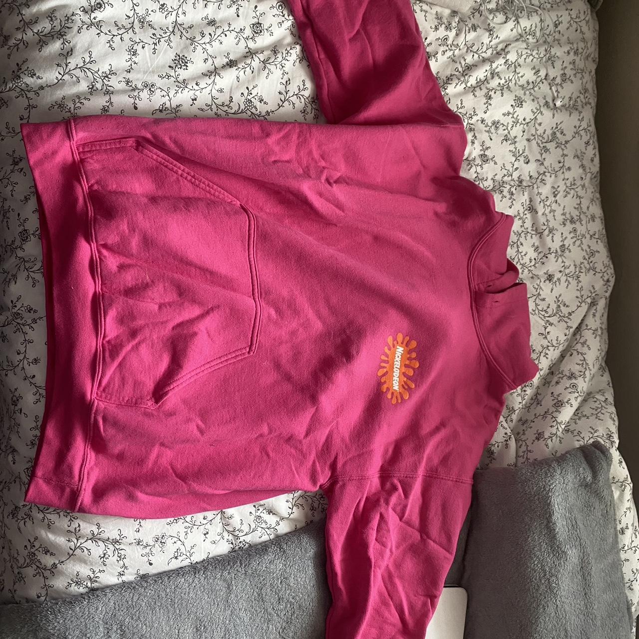 Pink Nickelodeon hoodie from forever 21 Depop