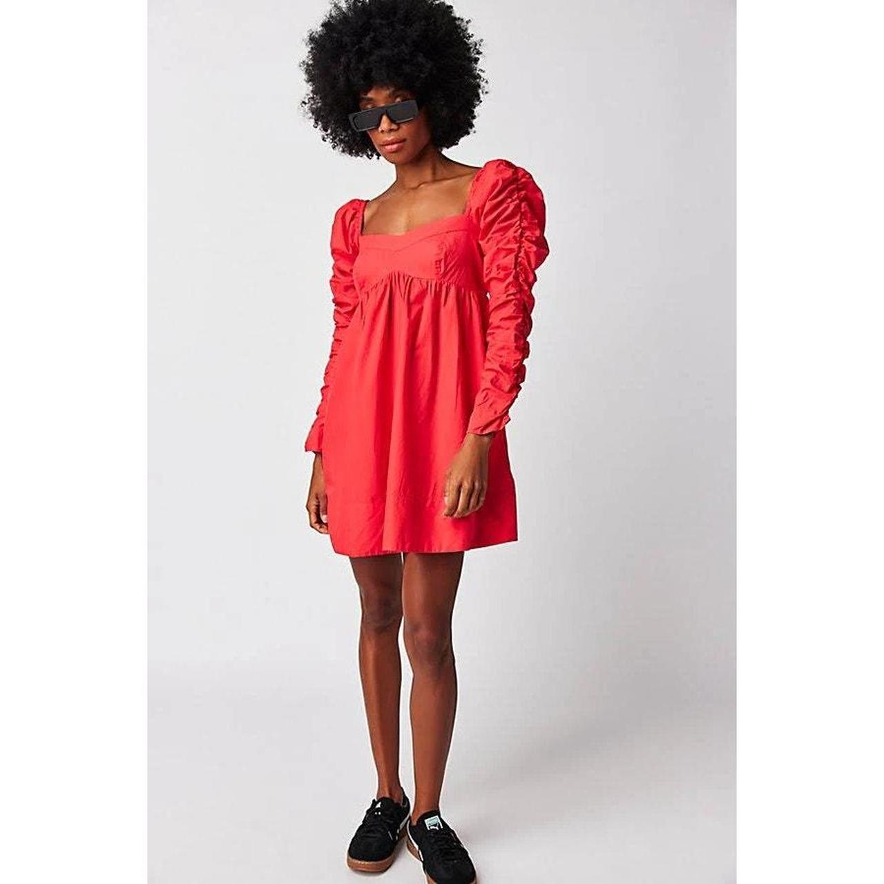 Red babydoll dress online