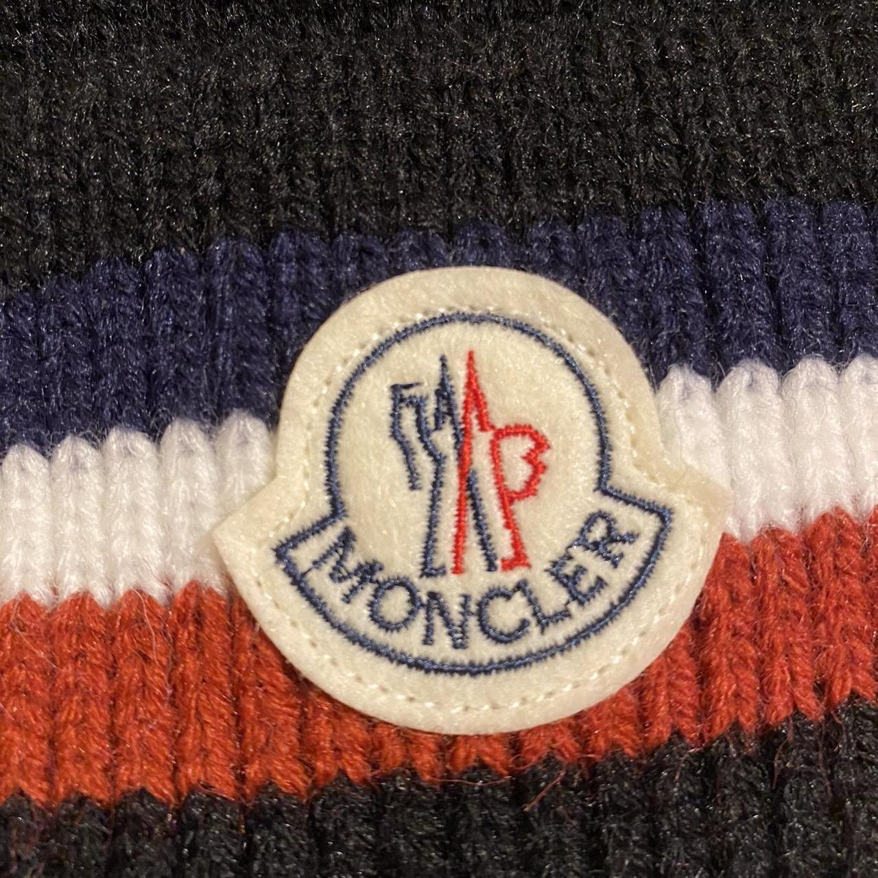 moncler tricolour beanie - Depop