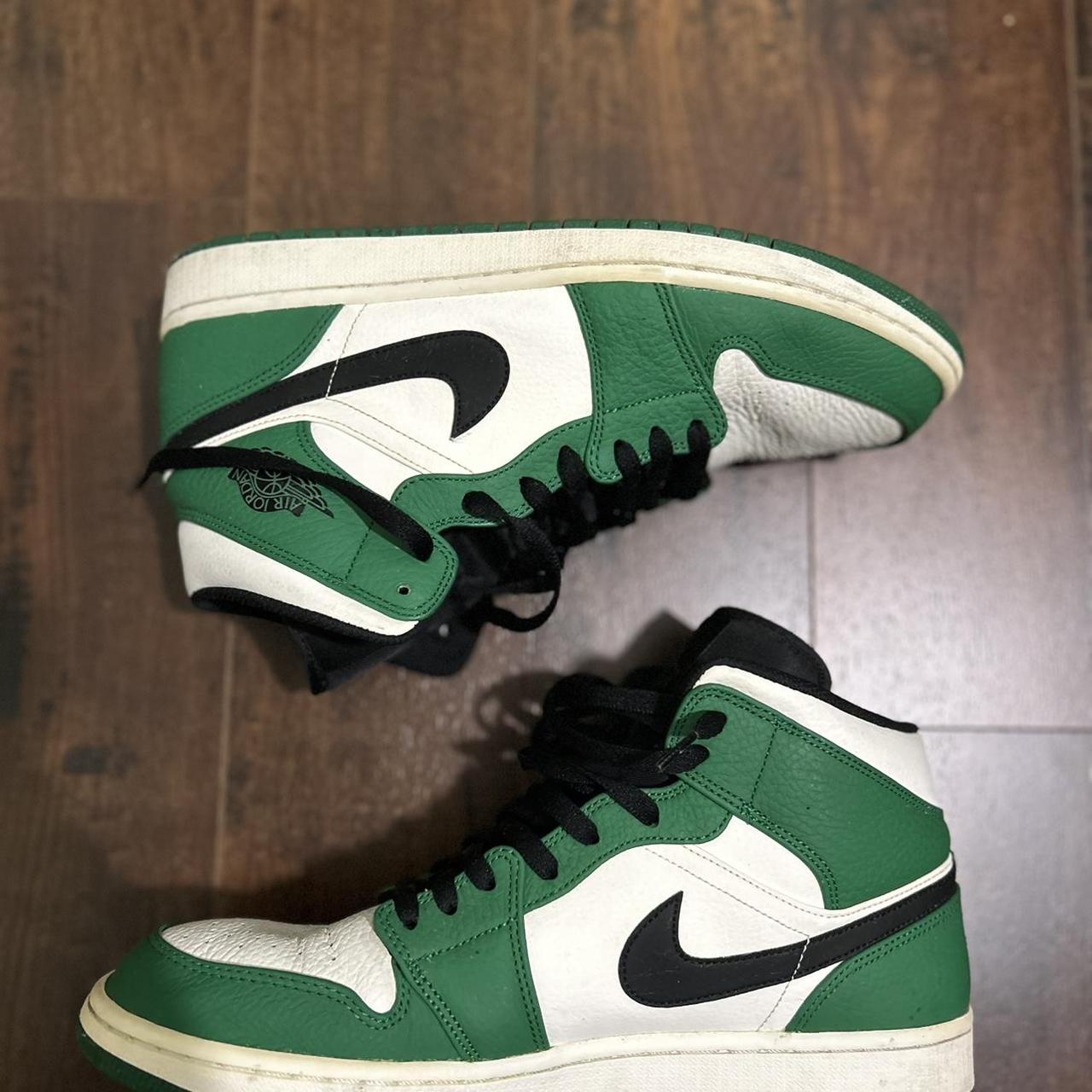 Jordan 1 Mid Pine Green (2018) | Depop Jordan 1 Mid Pine Green (2018) | Depop
