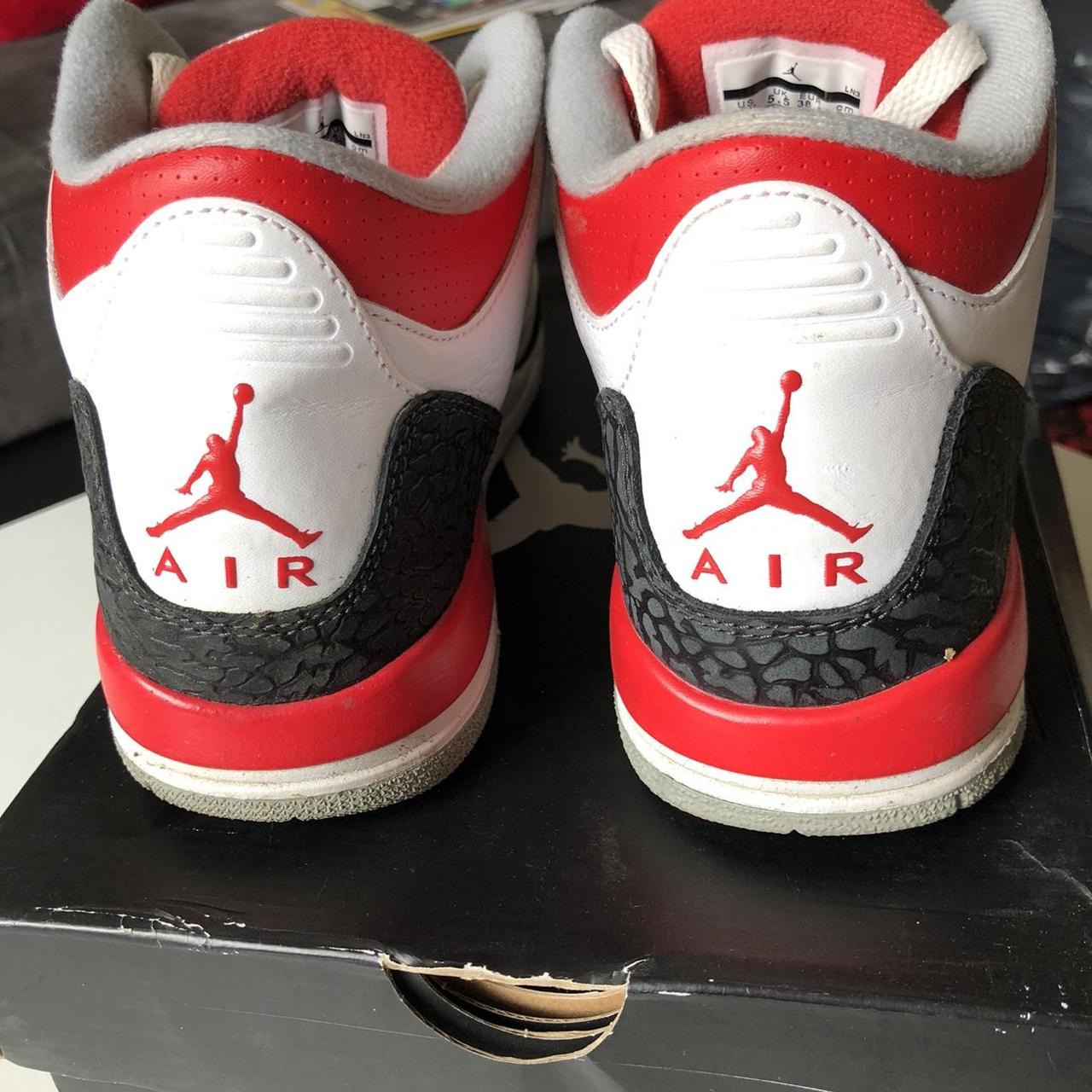 jordan 3 womens red