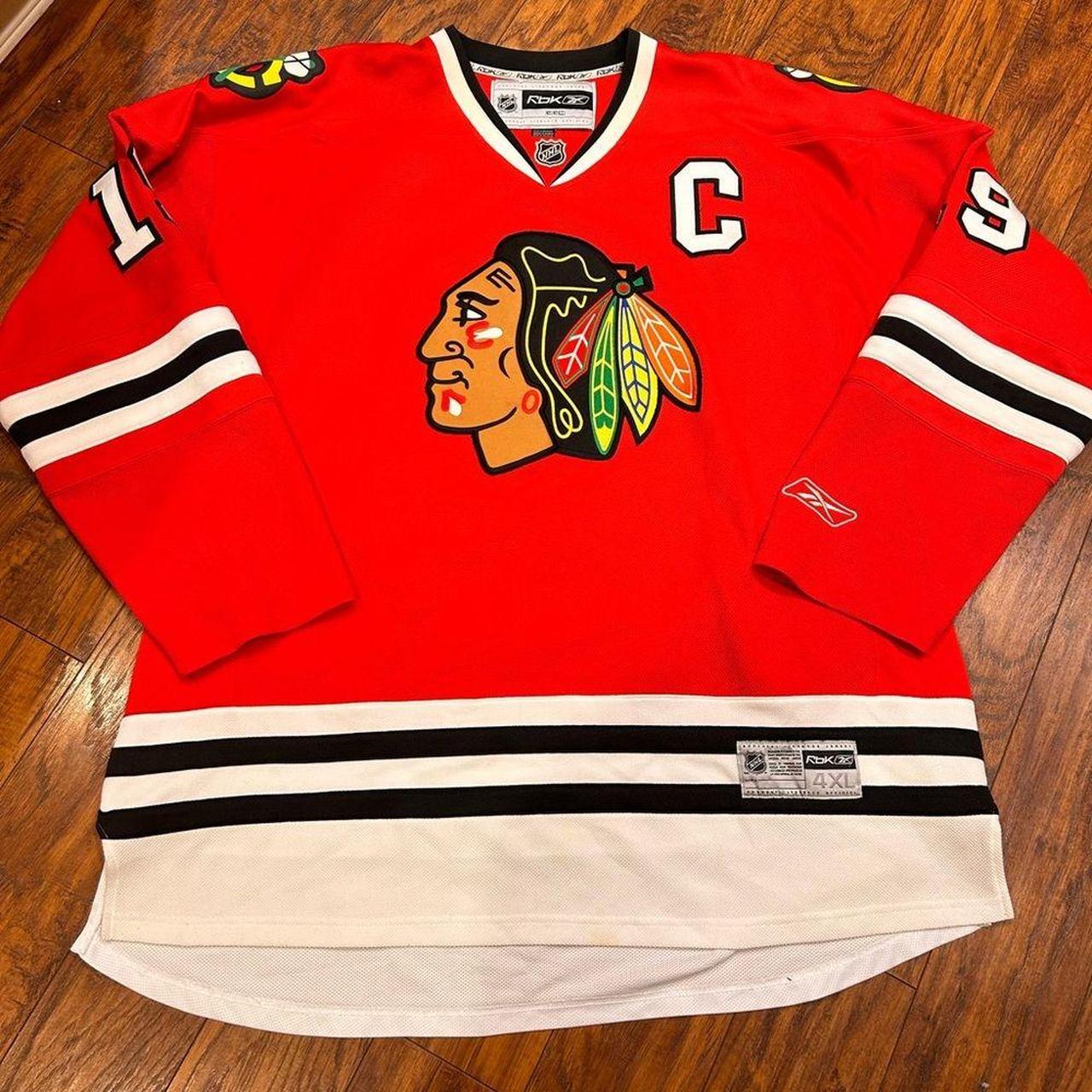 JONATHAN TOEWS Chicago Blackhawks hockey jersey NHL. Depop