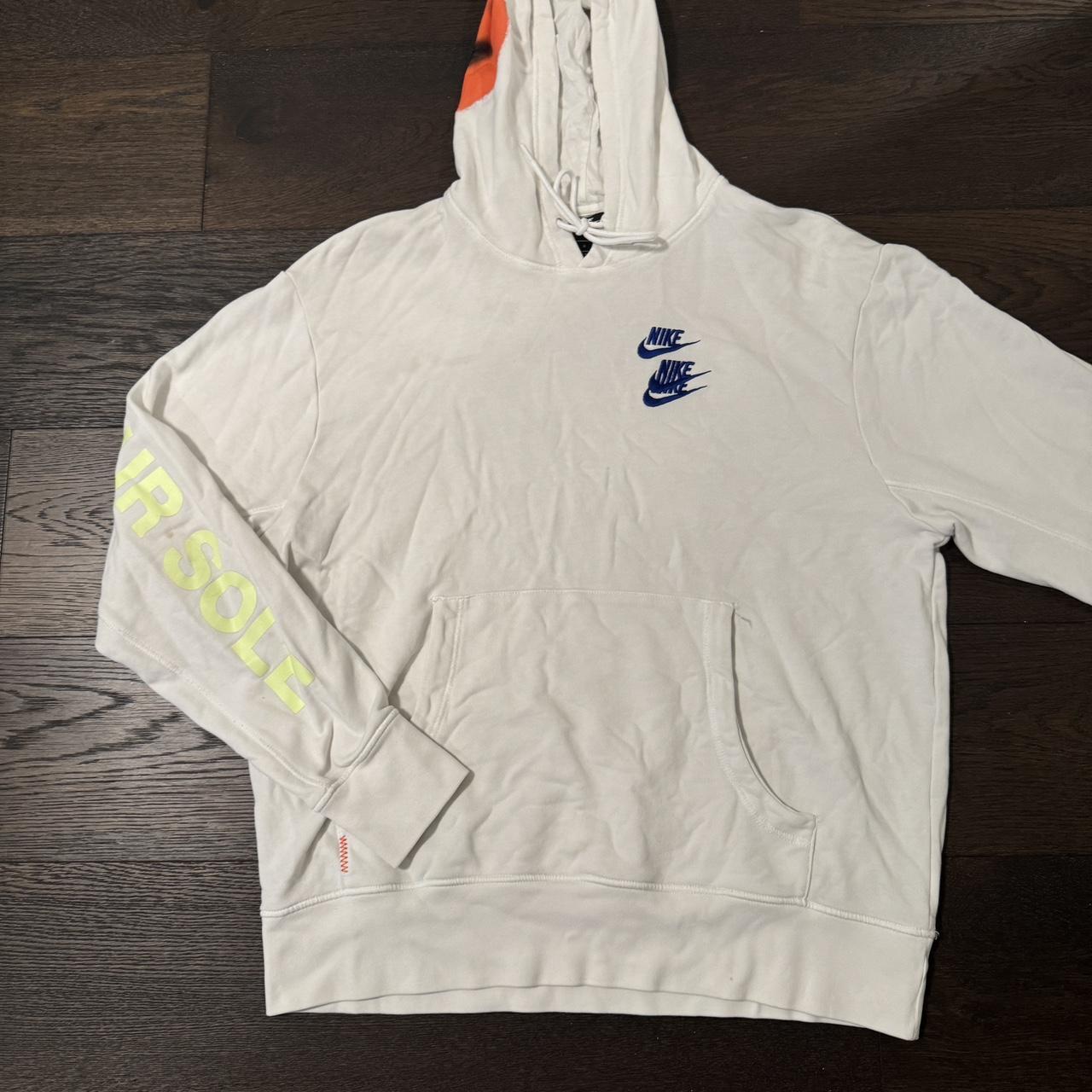 Nike World Tour Hoodie Men's Large White Depop