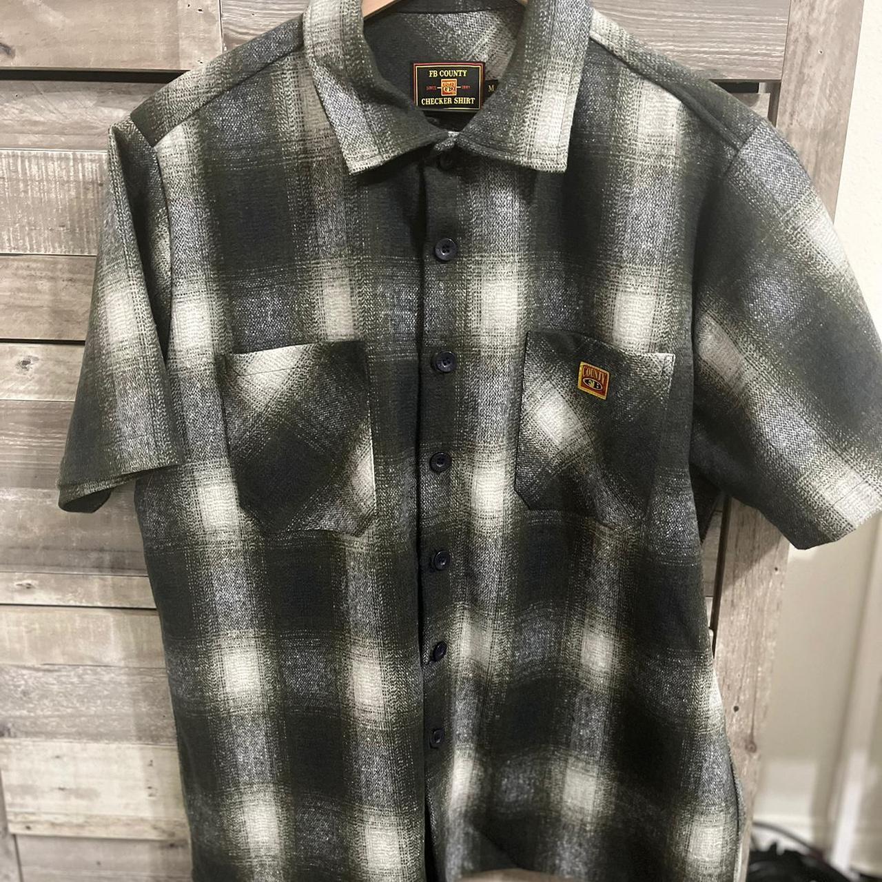 Flannel fb county short sleeve Flannel - Depop