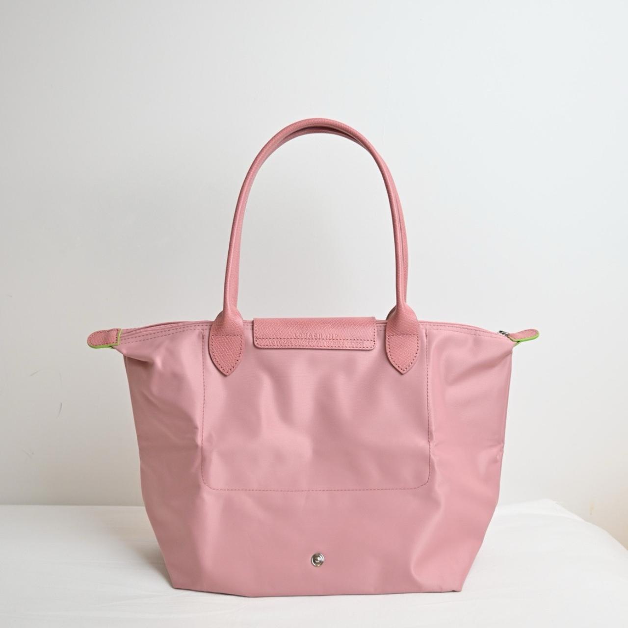 Longchamp Le Pliage large size pink bag size. Depop