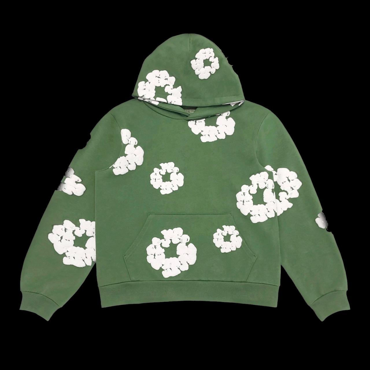 Denim Tears Green Cotton Wreath Hoodie Slightly | Depop Denim Tears Green Cotton Wreath Hoodie Slightly | Depop
