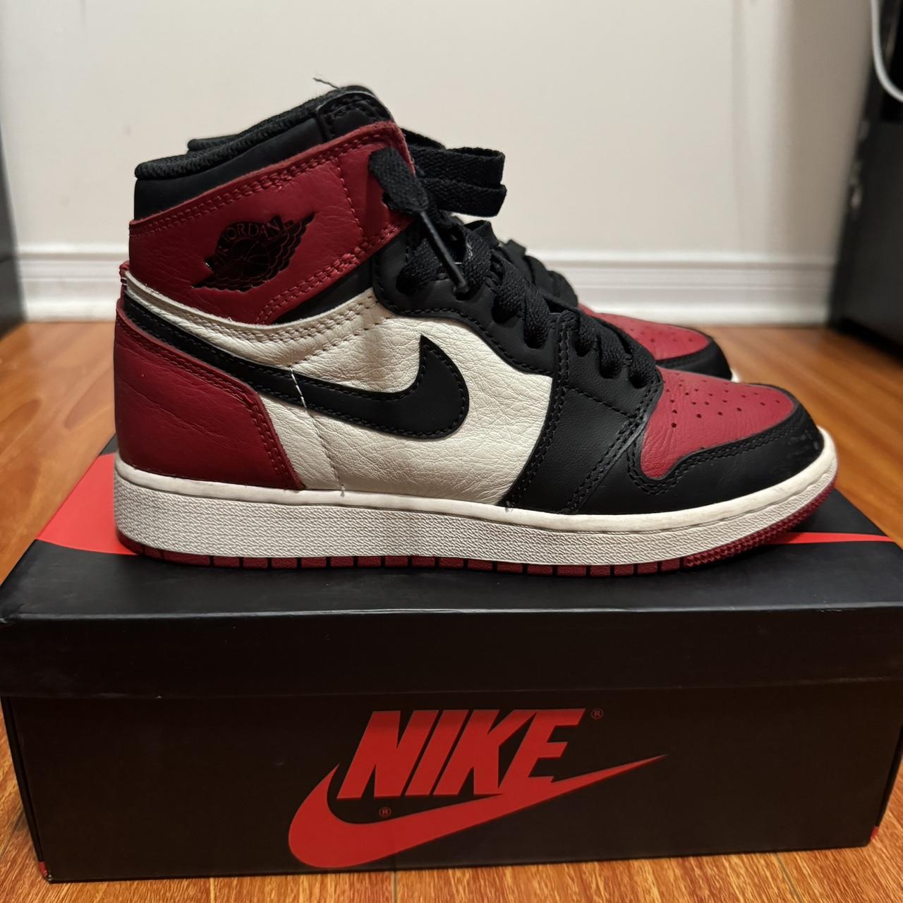 Air Jordan Bred Toe factory Sz 4y