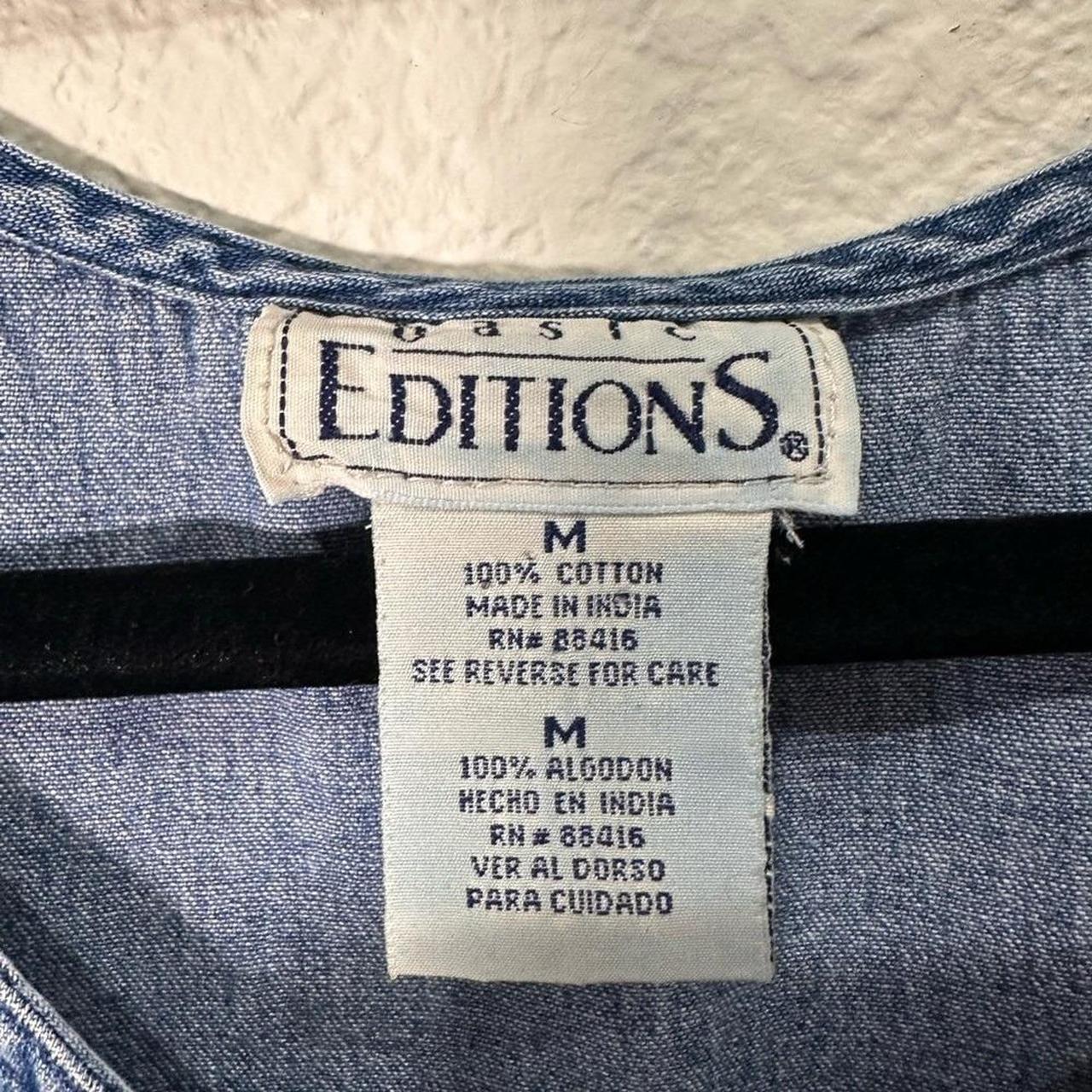 Basic Editions Women's Dress - Blue - M – Basic E… - image 3