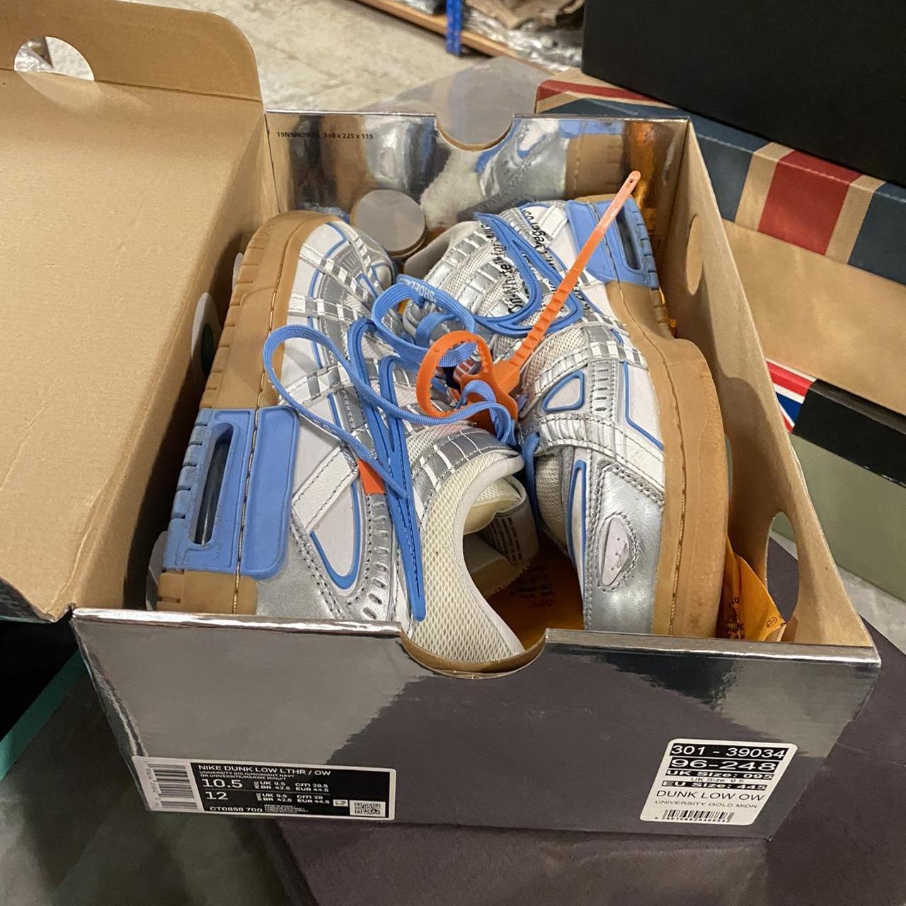 dunk low rubber off white