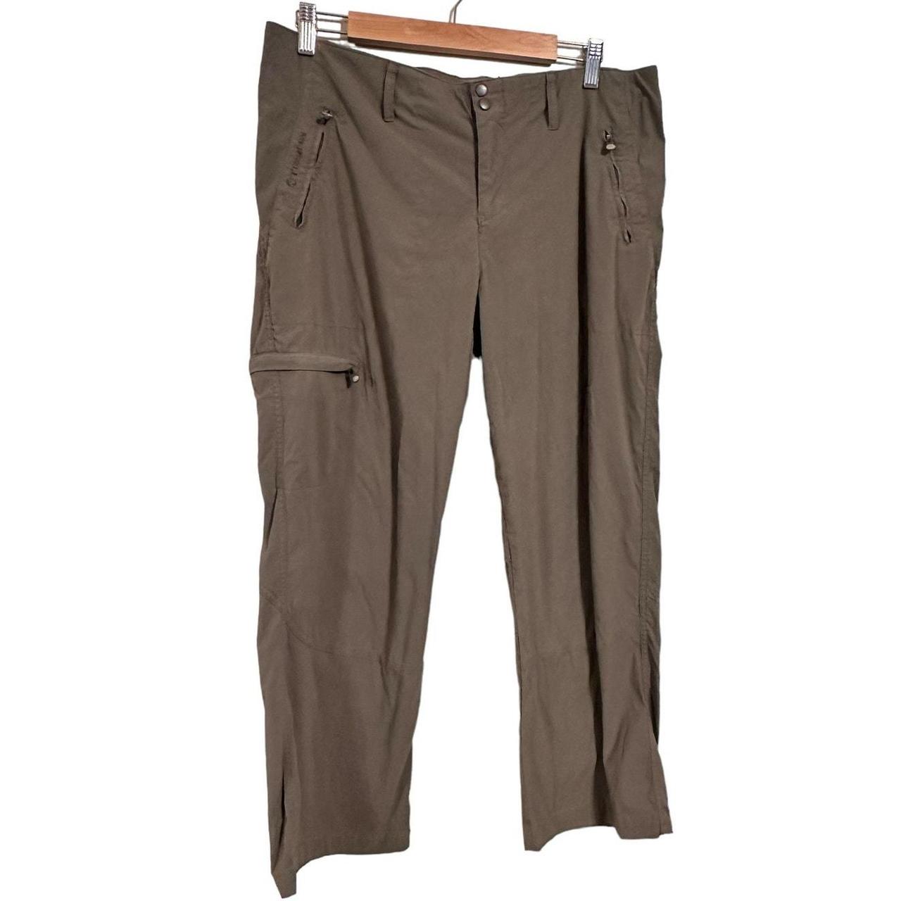 Merrell Women's Pants - Brown - 16 – Merrell Opti-Wick UPF 50+ Brown Nylon Hiking …