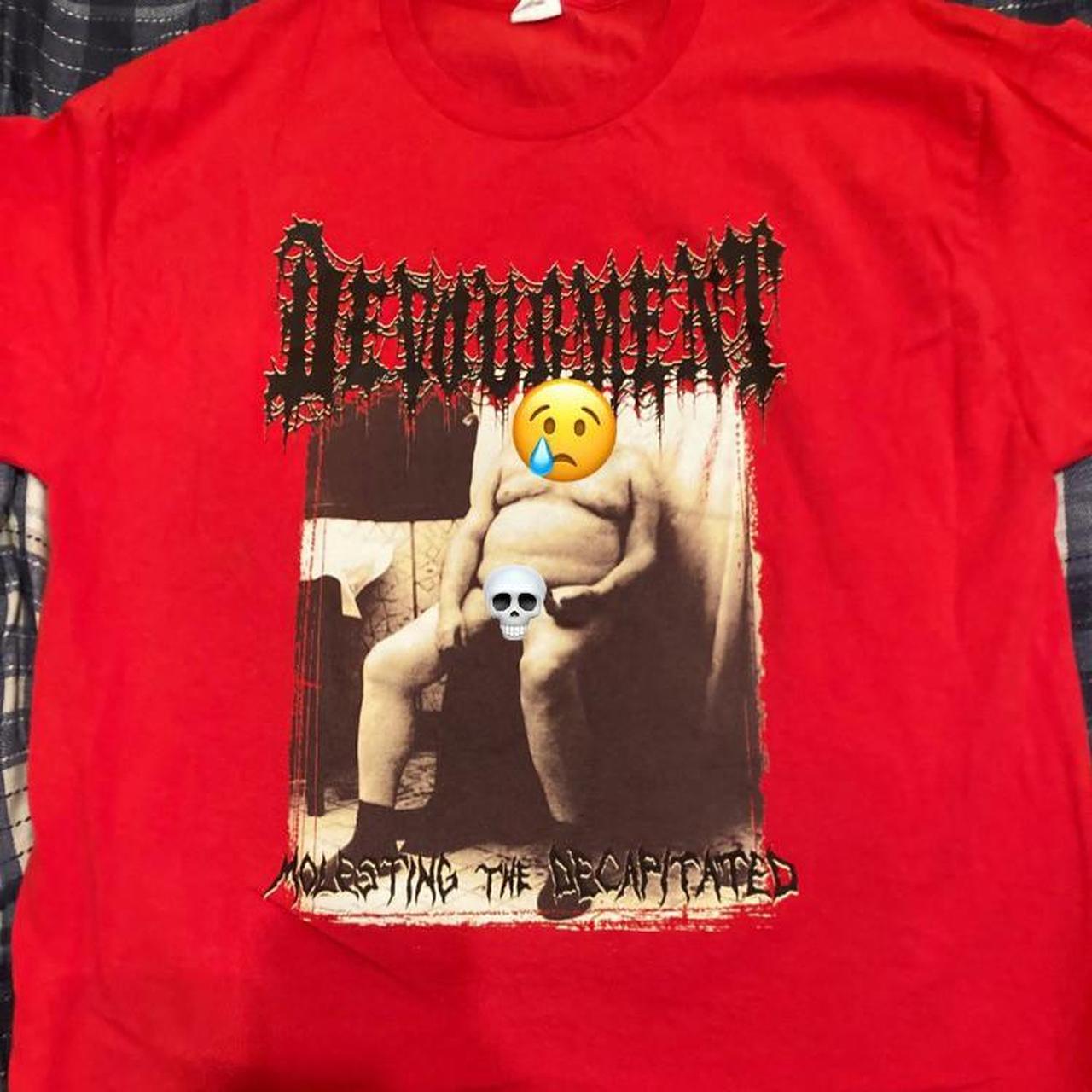 devourment band tee *this post does not promote or... - Depop