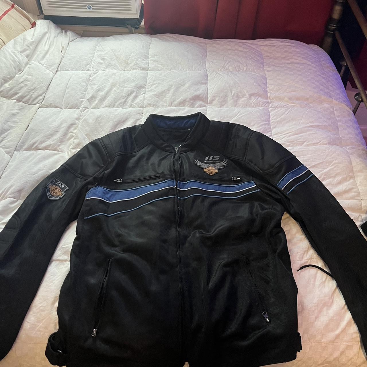 115th anniversary Harley Davidson men's mesh riding | Depop 115th anniversary Harley Davidson men's mesh riding | Depop