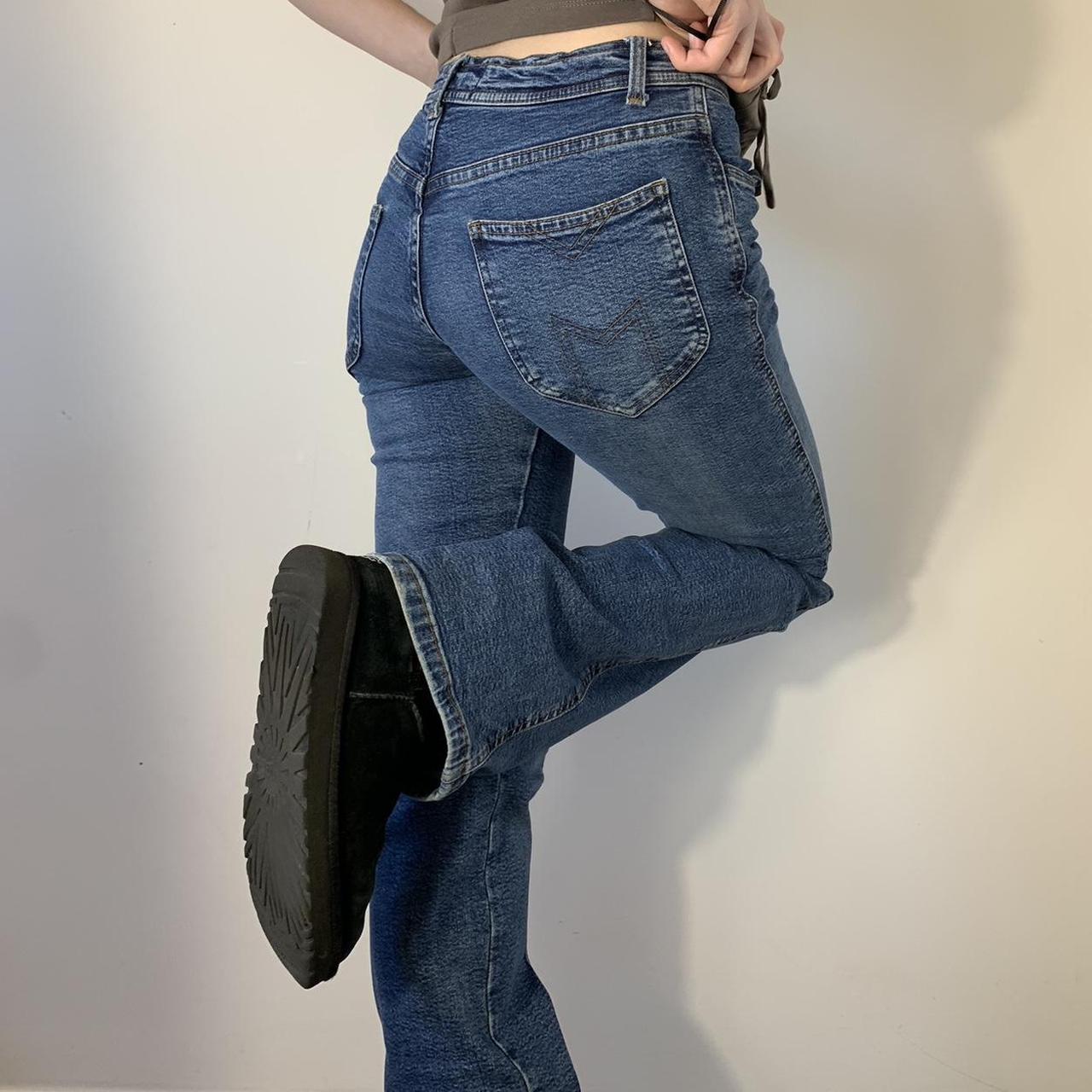 Insane Morgan De Toi denim flares. Gorg middle leg... - Depop