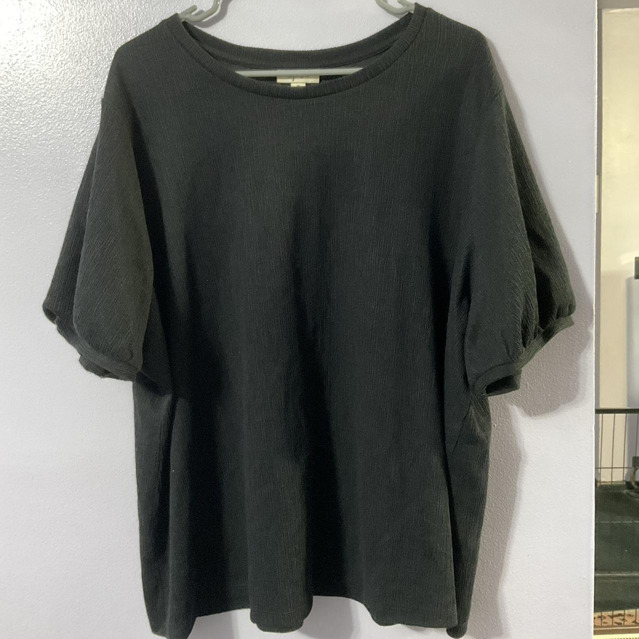 Style & Co Women's Black T-shirt | Depop