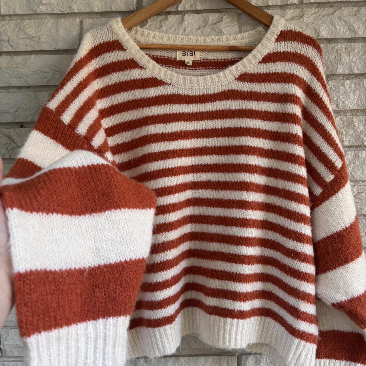 Women's Sweater - Multi/Orange - L – Oversized or… - image 1