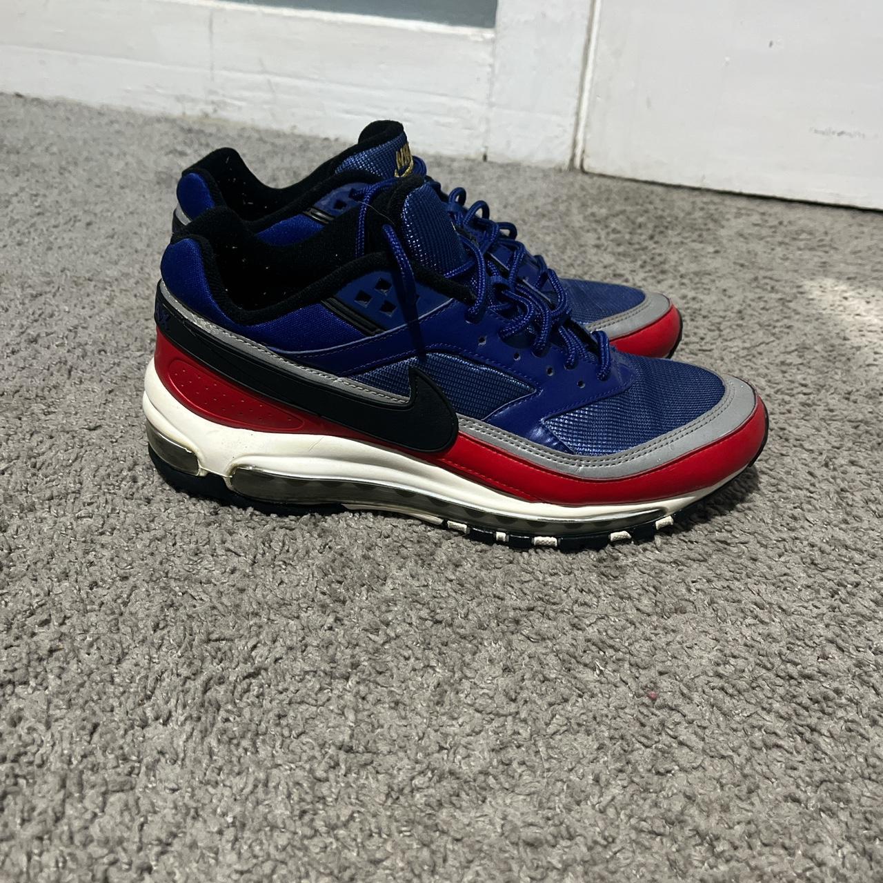 2018 Air Max 97 BW Royal Blue Red Depop