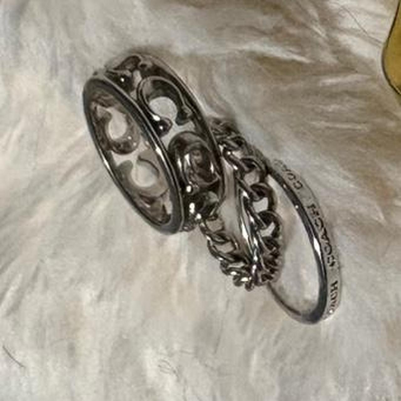 Coach Women's Ring - Silver – Silver Ring Stack (… - image 3