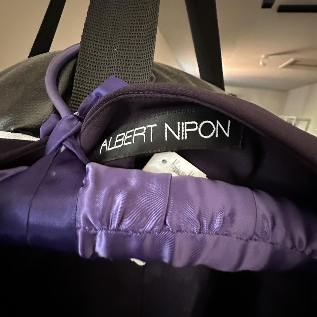 Albert Nipon Women's Blazer Jacket - Purple/Navy … - image 5