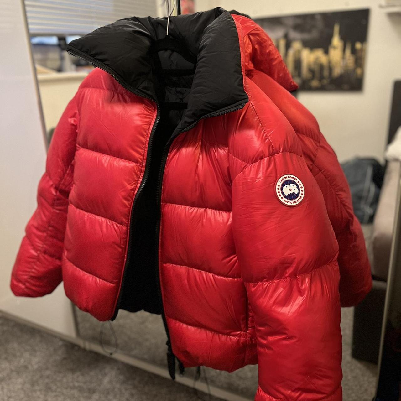 Canada Goose Bayan Reversible puffer x Angel... - Depop