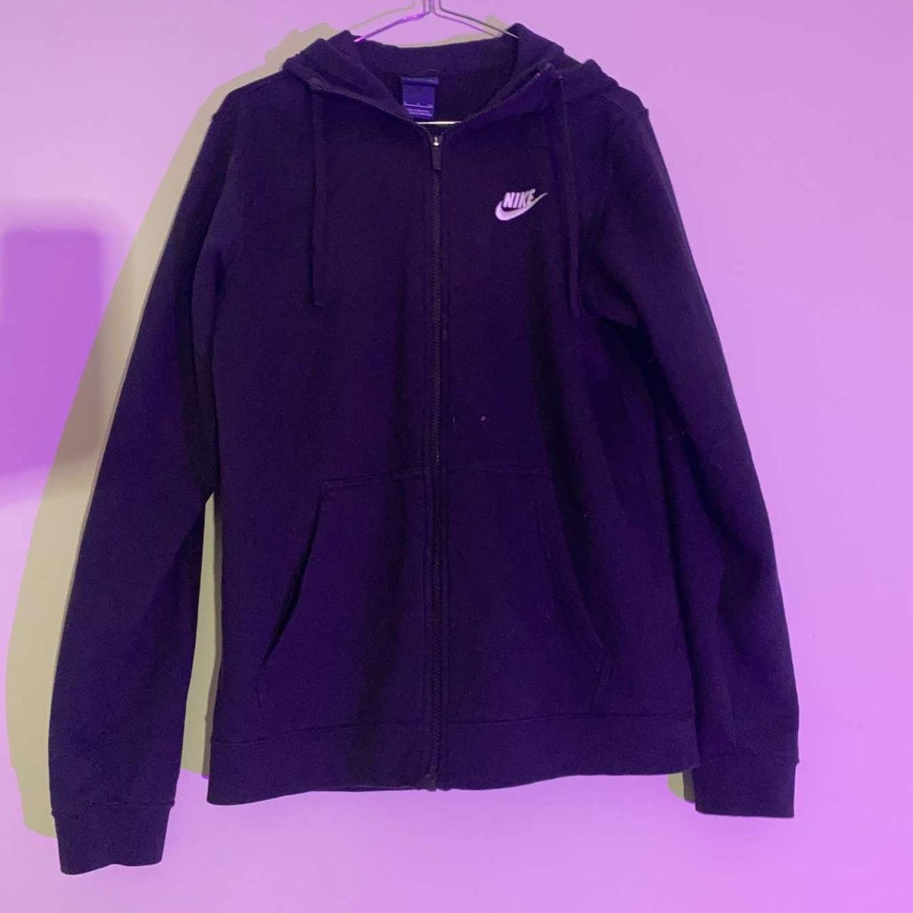 womens nike black zip up