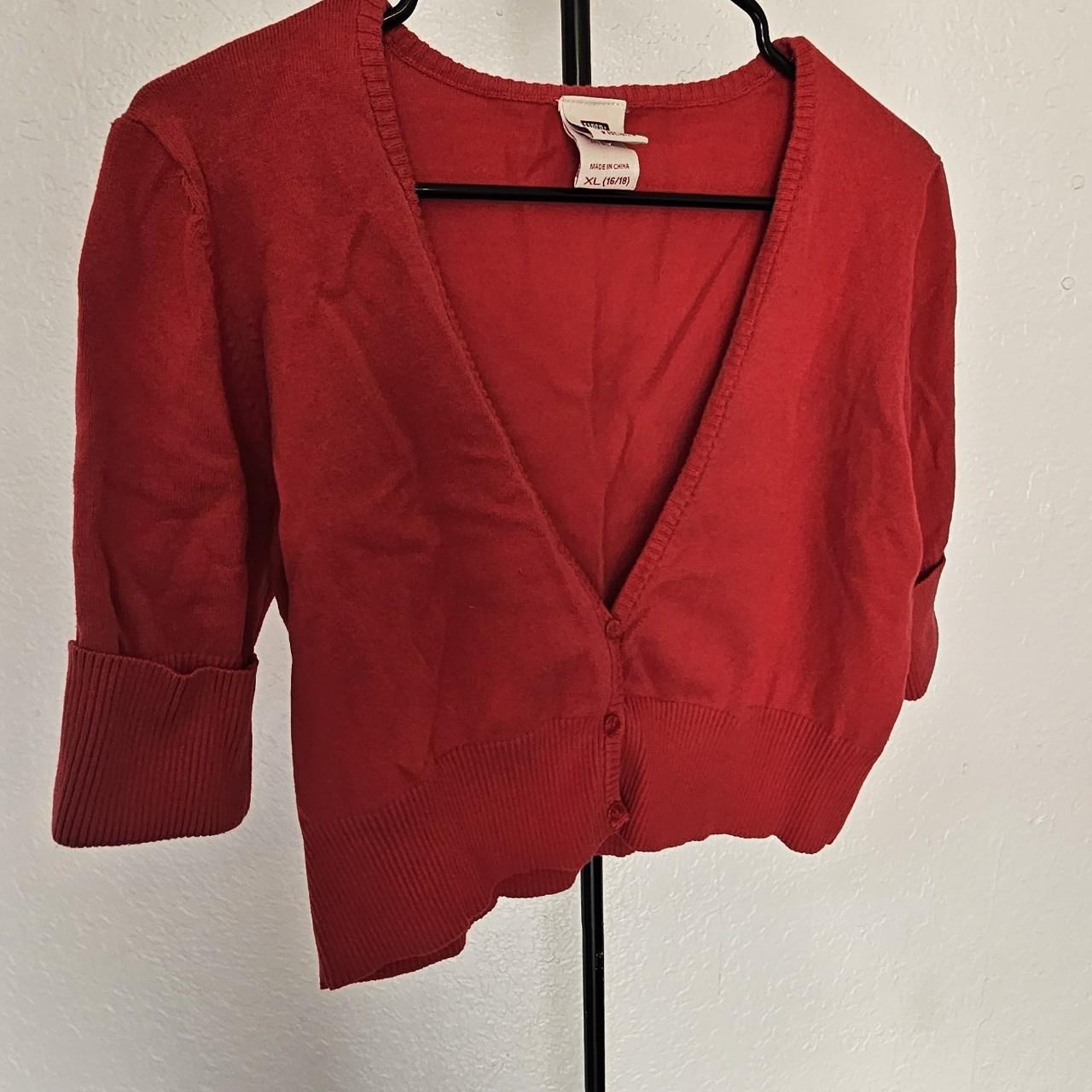 Faded Glory Women's Cardigan - Red/Burgundy - XL … - image 4