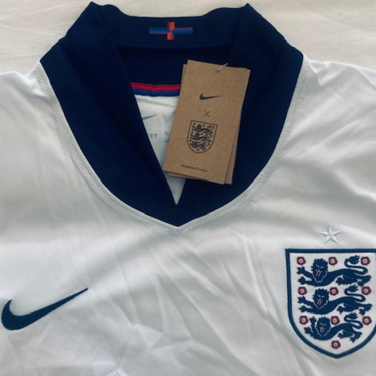 England Euro 2024 Home Shirt BNWT Large - Depop