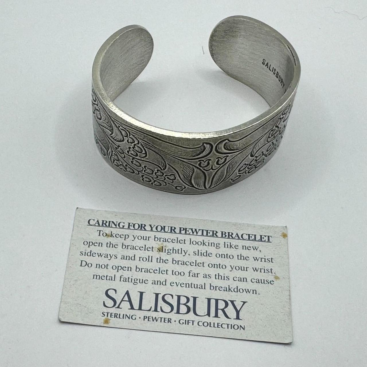 Women's Bracelet - Silver – Solid Salisbury Pewte… - image 2