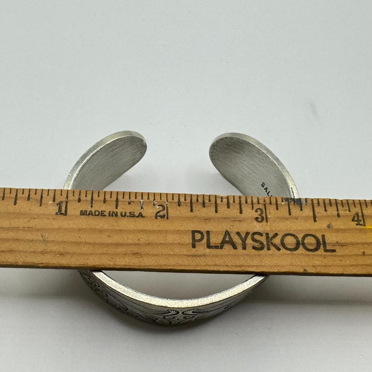 Women's Bracelet - Silver – Solid Salisbury Pewte… - image 8