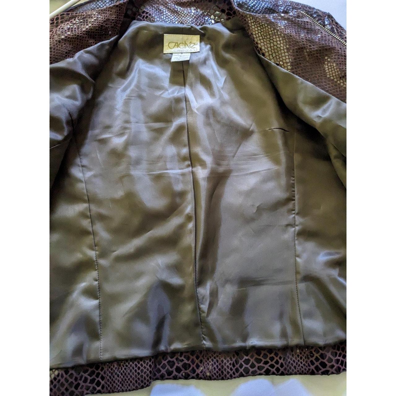 Cache Women's Jacket - Brown - 8 – Cache Brown Em… - image 5