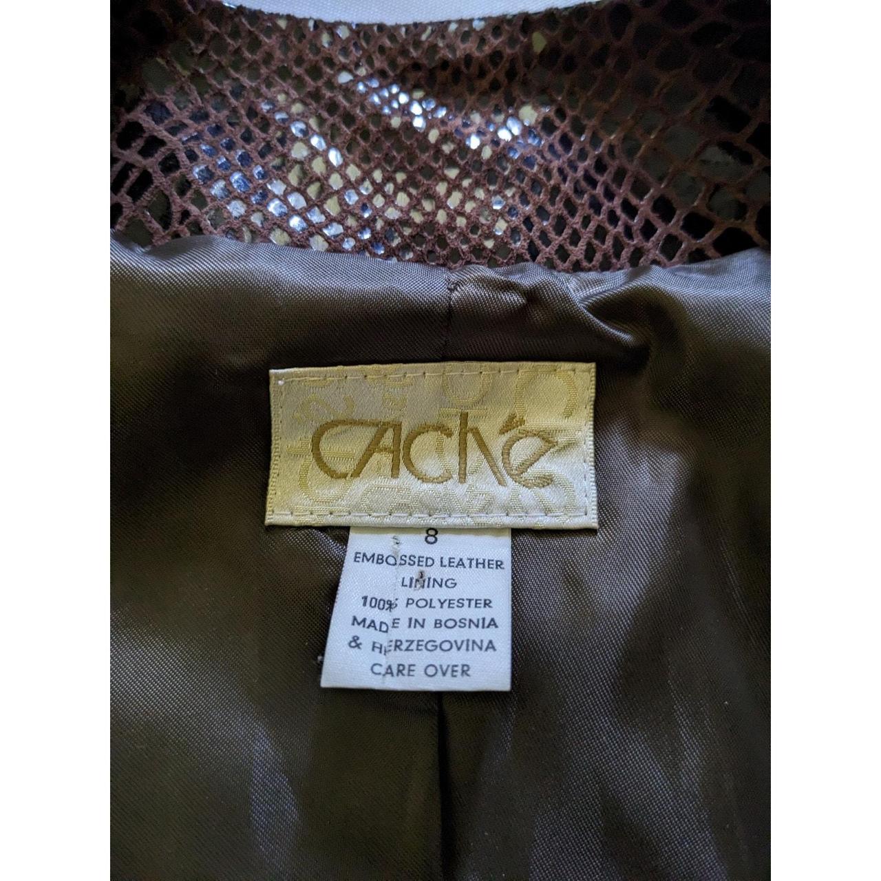 Cache Women's Jacket - Brown - 8 – Cache Brown Em… - image 6