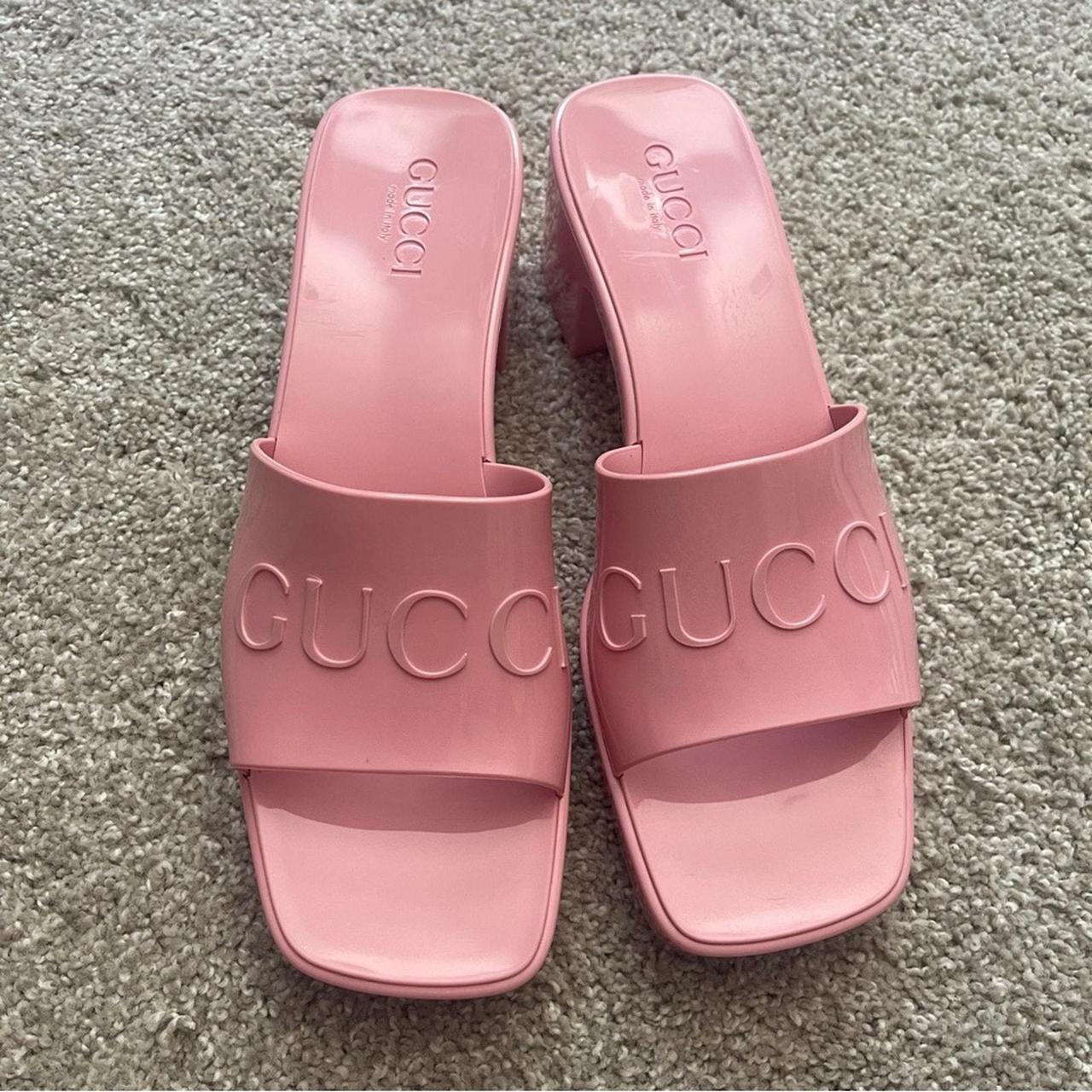 Gucci Women's Slides - Pink - US 10 – Size 40 Gre… - image 3