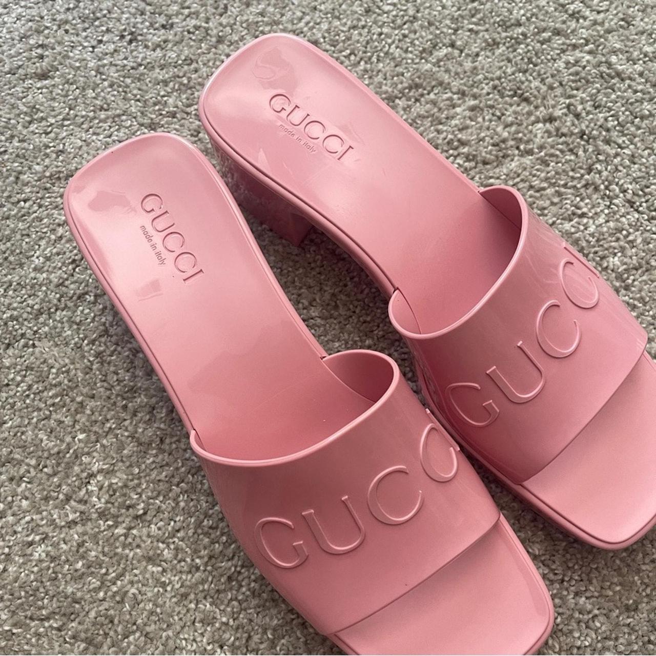 Gucci Women's Slides - Pink - US 10 – Size 40 Gre… - image 7