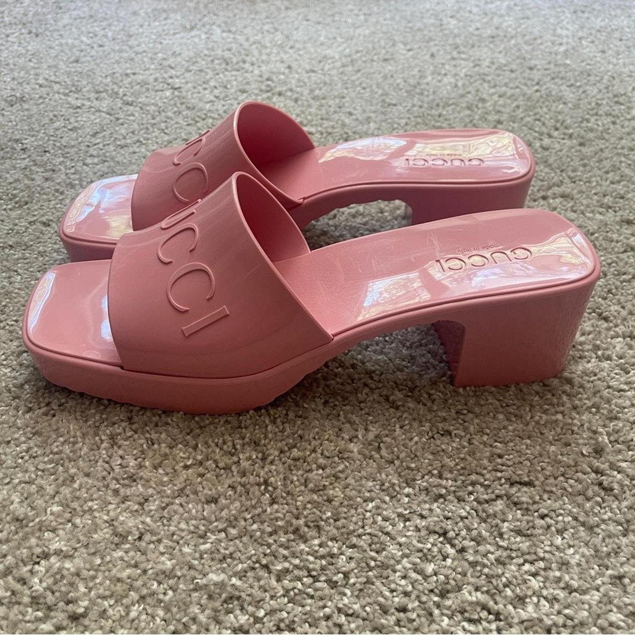 Gucci Women's Slides - Pink - US 10 – Size 40 Gre… - image 6