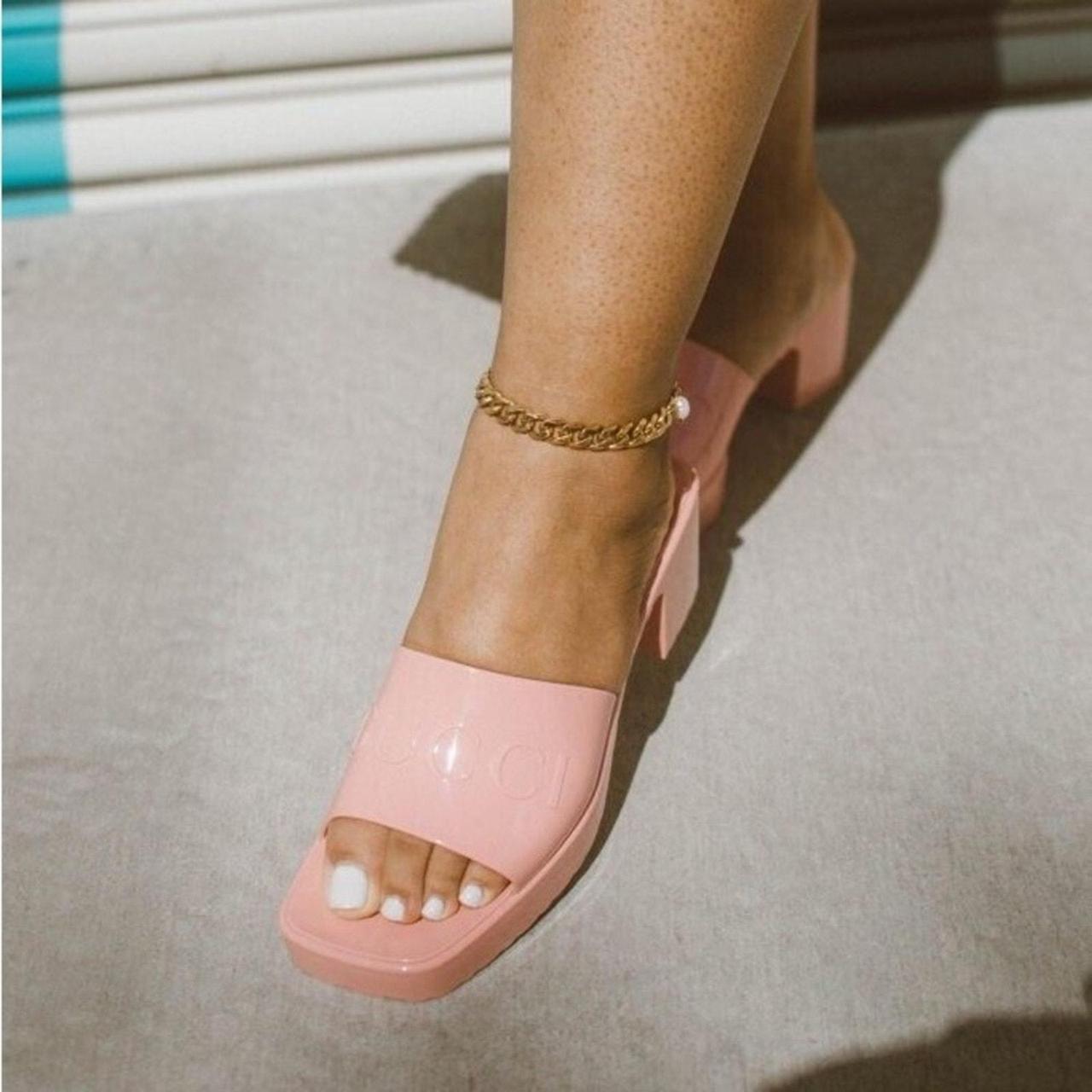 Gucci Women's Slides - Pink - US 10 – Size 40 Gre… - image 2