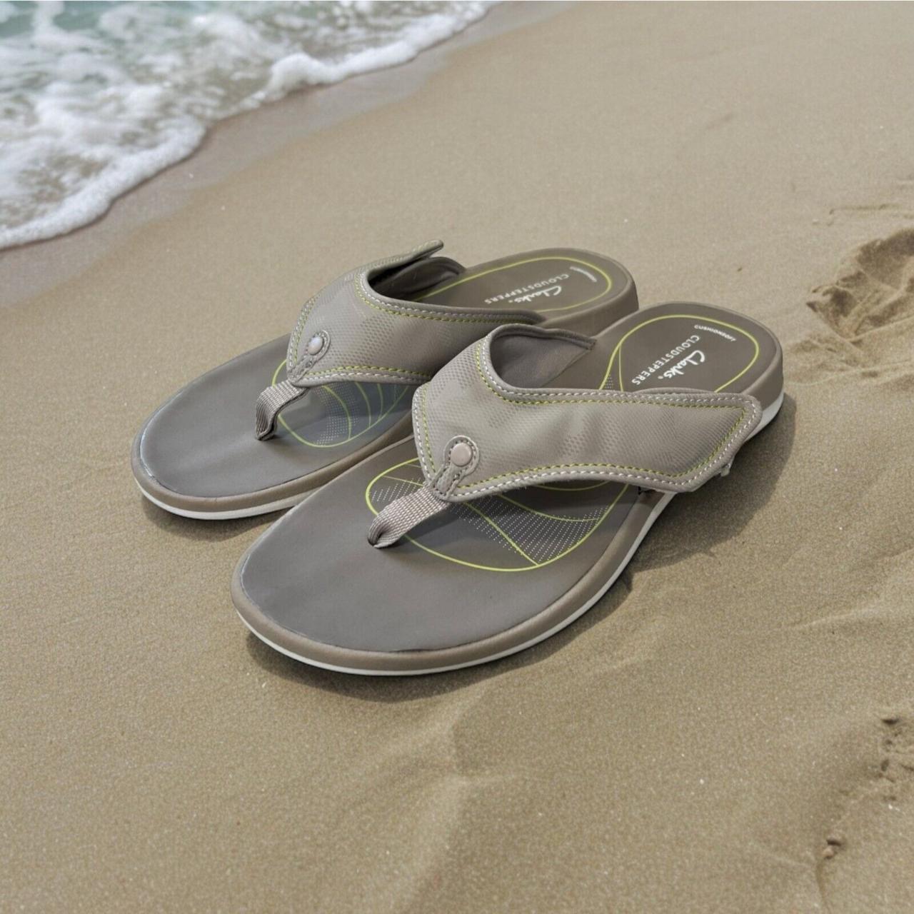 Clarks 8M Cloudsteppers Light Taupe Glide Post