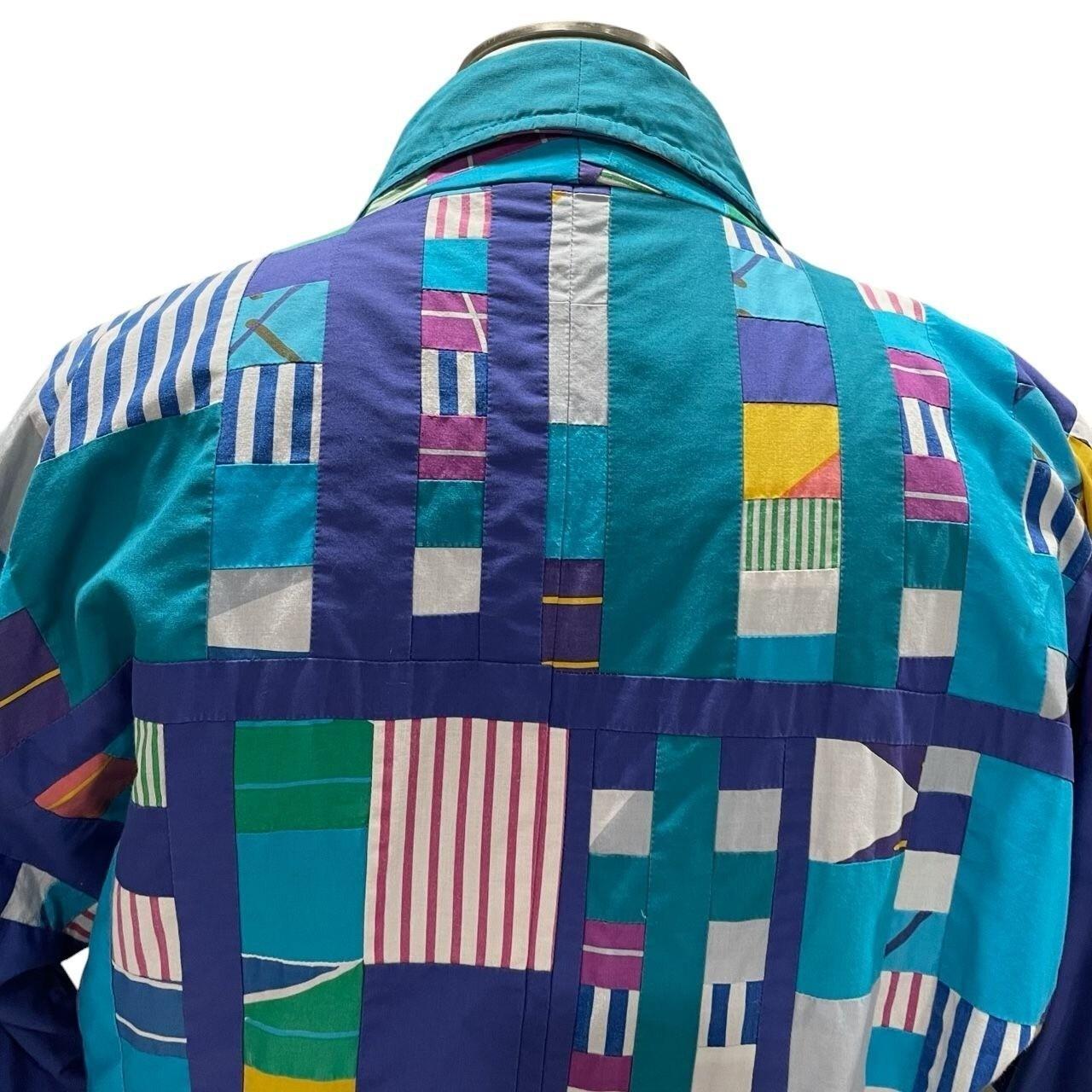 Women's Jacket - Blue – Handmade Patchwork Kimono… - image 4