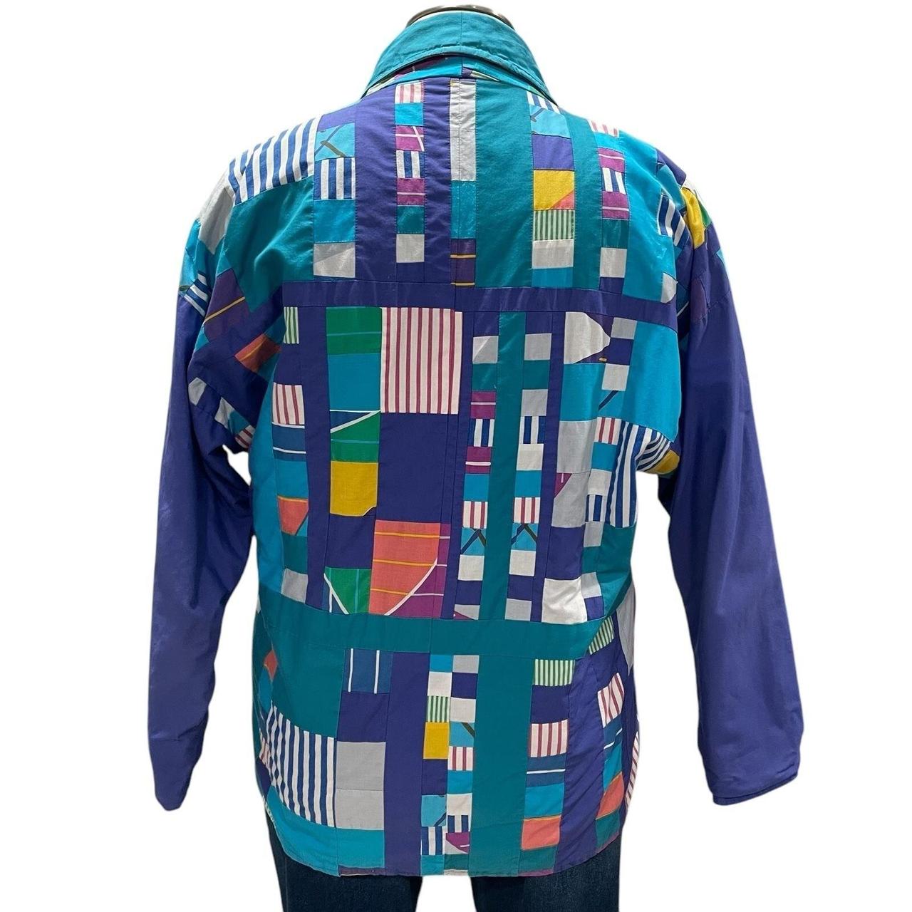 Women's Jacket - Blue – Handmade Patchwork Kimono… - image 5