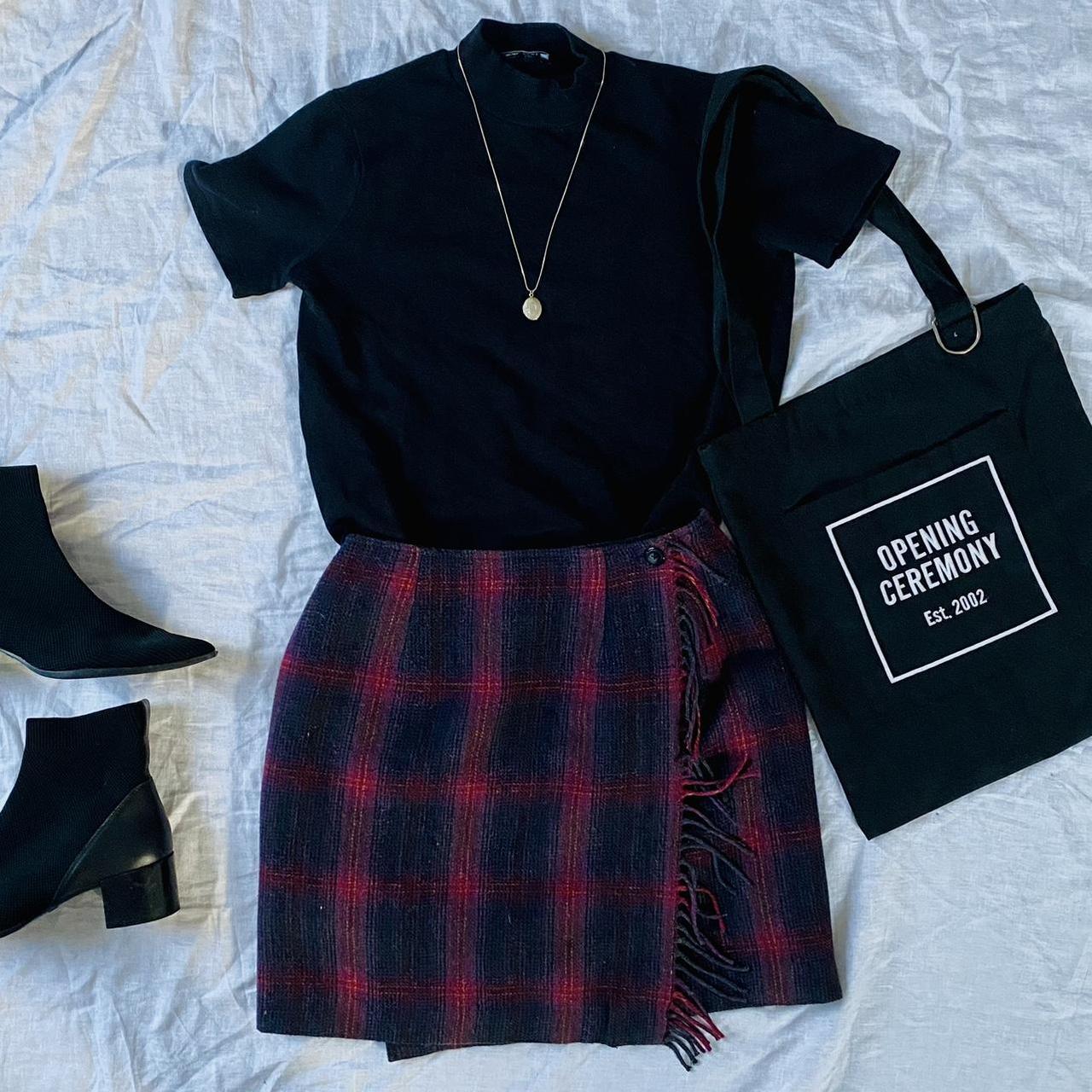 dark academia plaid kilt wrap skirt 🍁🍂 ABOUT THE... - Depop