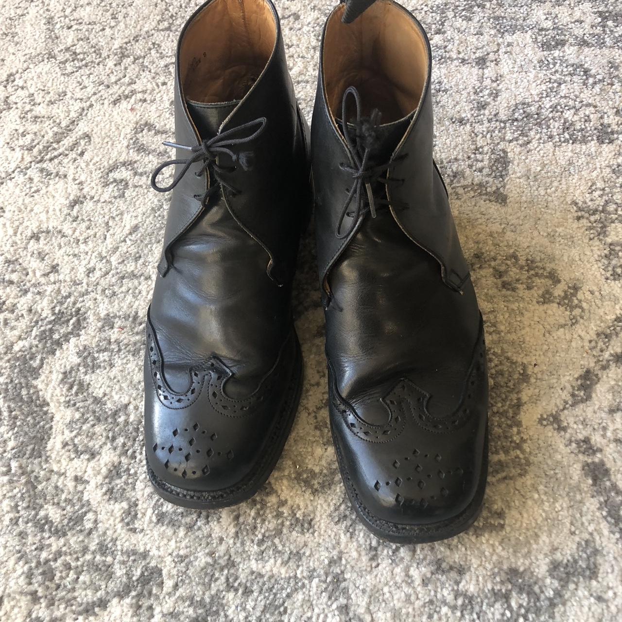 Jeffery West black leather boots Size UK 8 style 3267 - Depop
