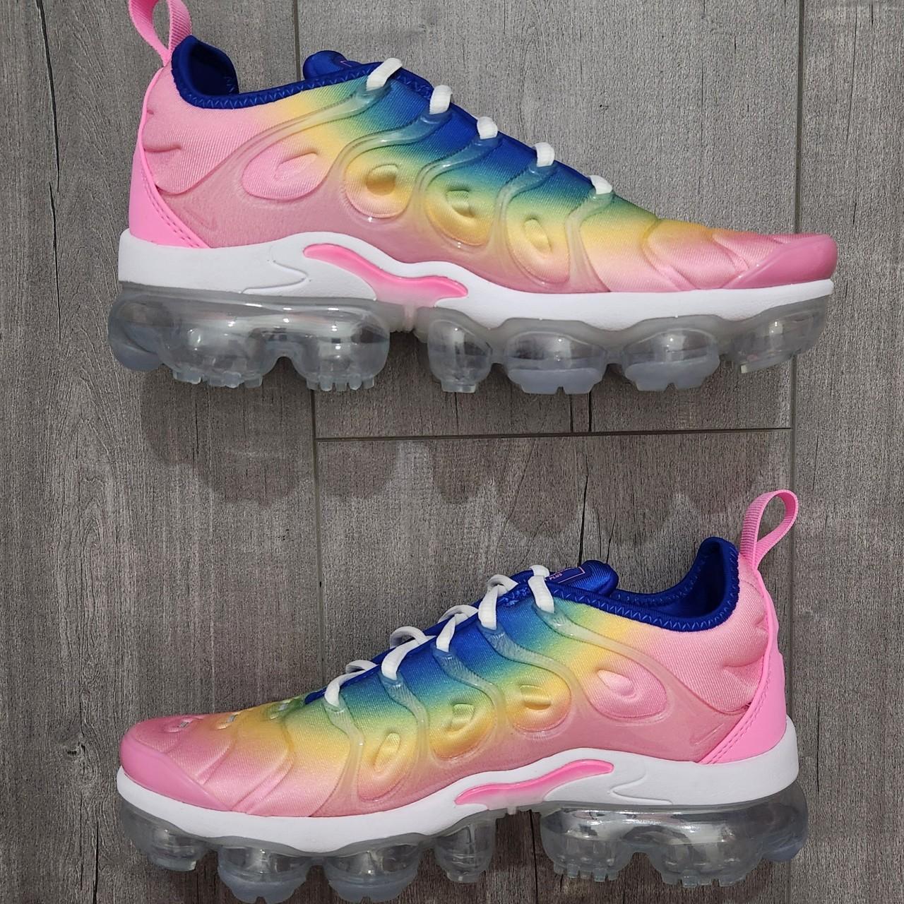 Air flowerbed vapormax plus rainbow