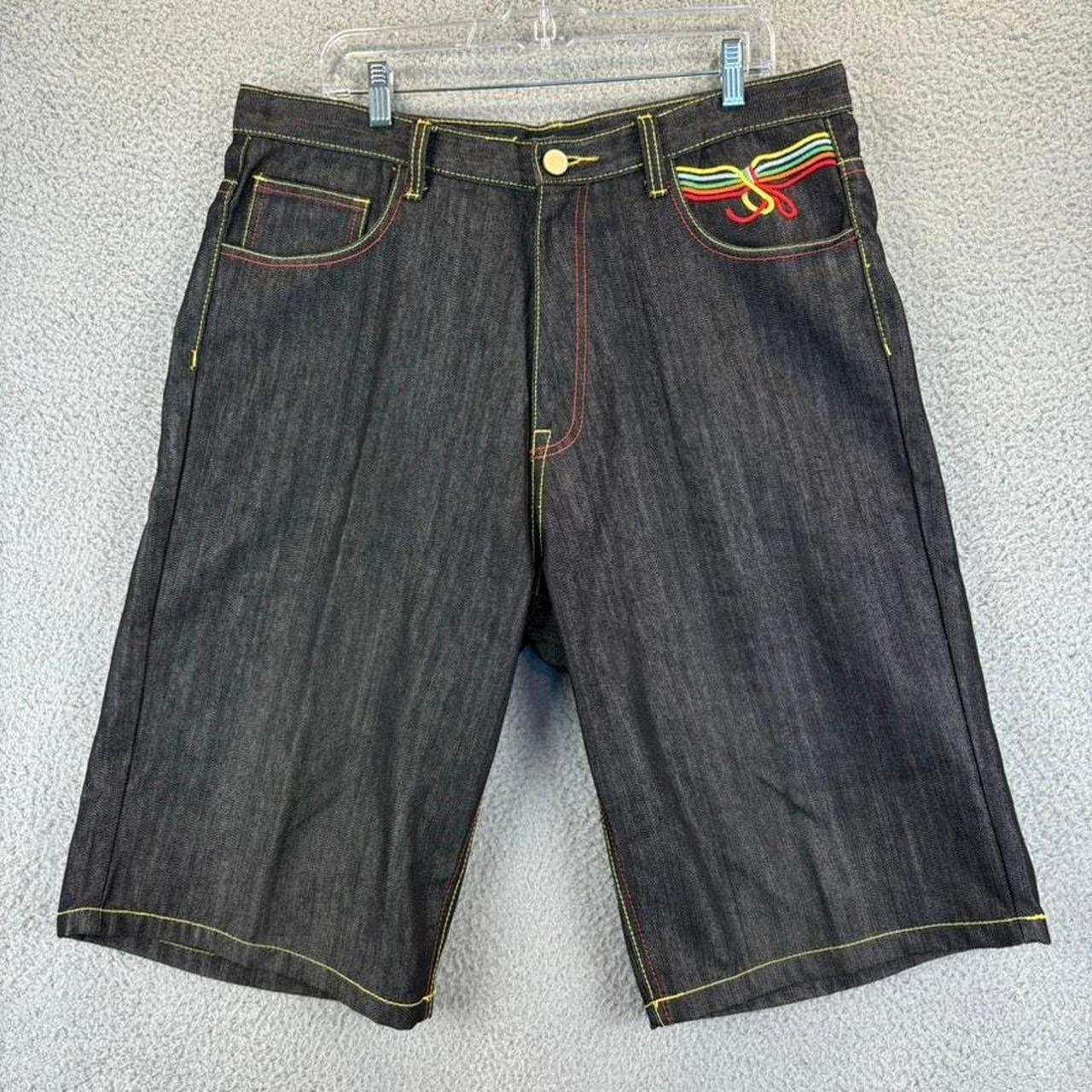 Source Unknown Men's Shorts - Black/Red - 38" – Y… - image 2