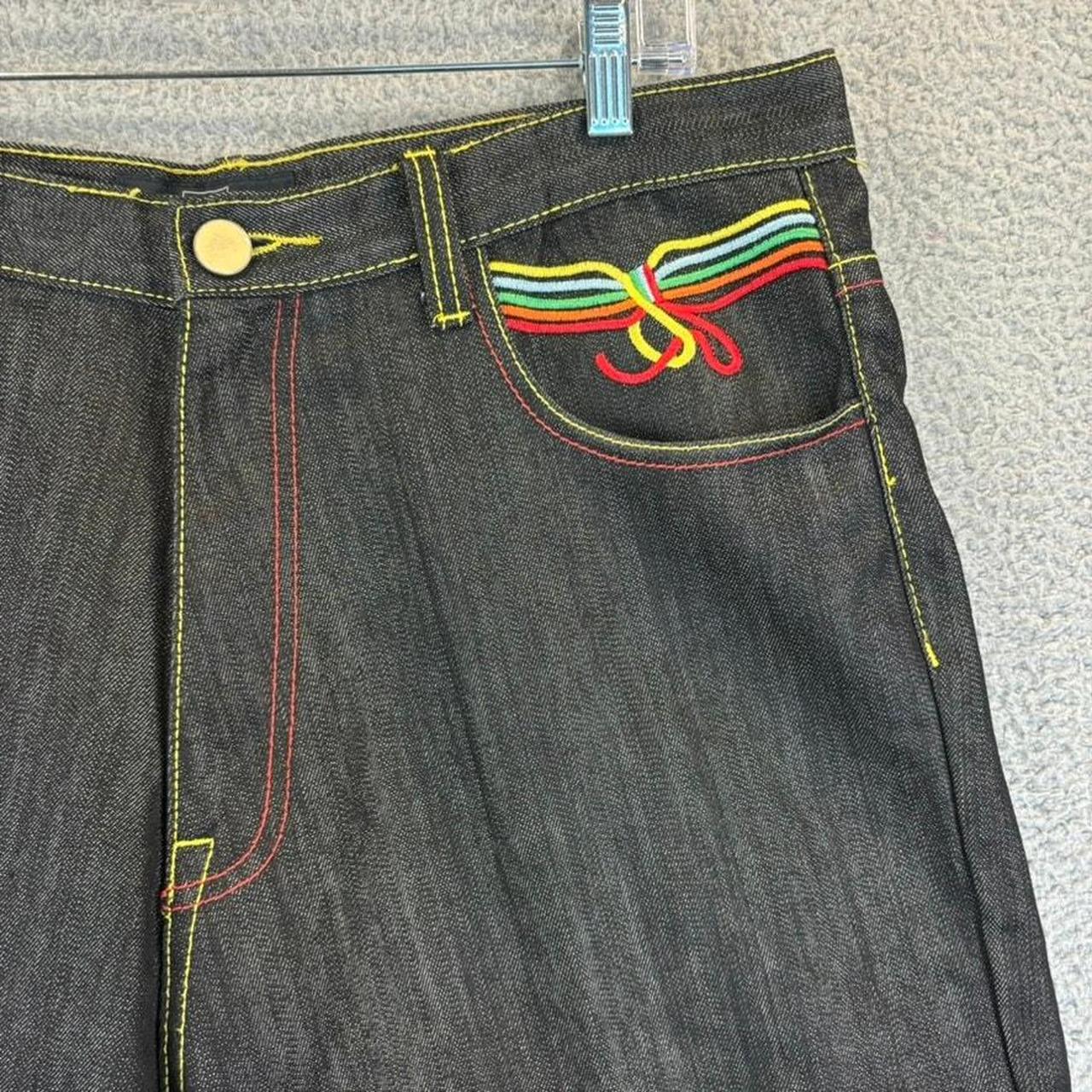 Source Unknown Men's Shorts - Black/Red - 38" – Y… - image 3