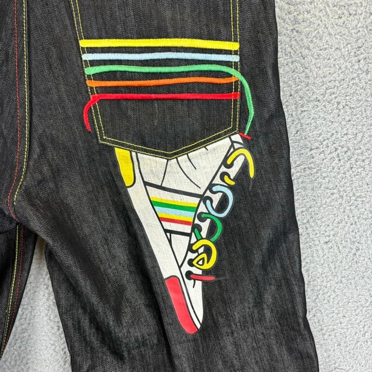 Source Unknown Men's Shorts - Black/Red - 38" – Y… - image 5