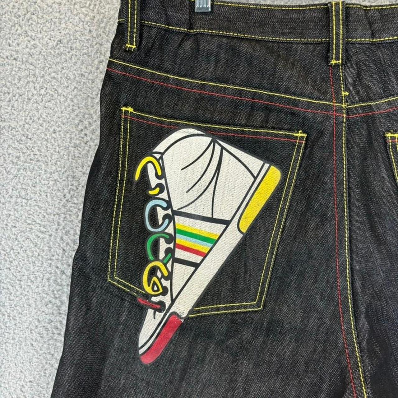 Source Unknown Men's Shorts - Black/Red - 38" – Y… - image 4