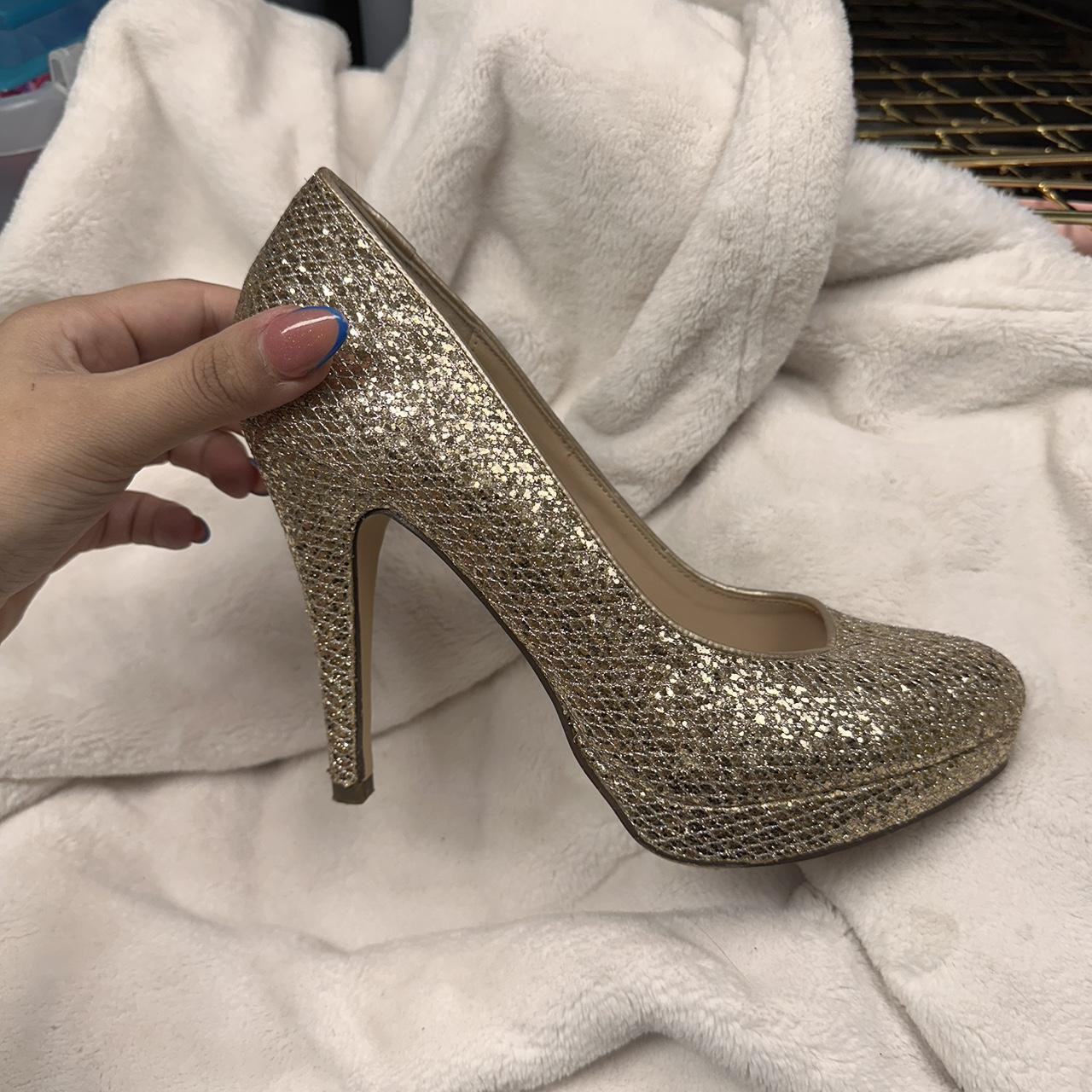 Call it spring gold heels hotsell