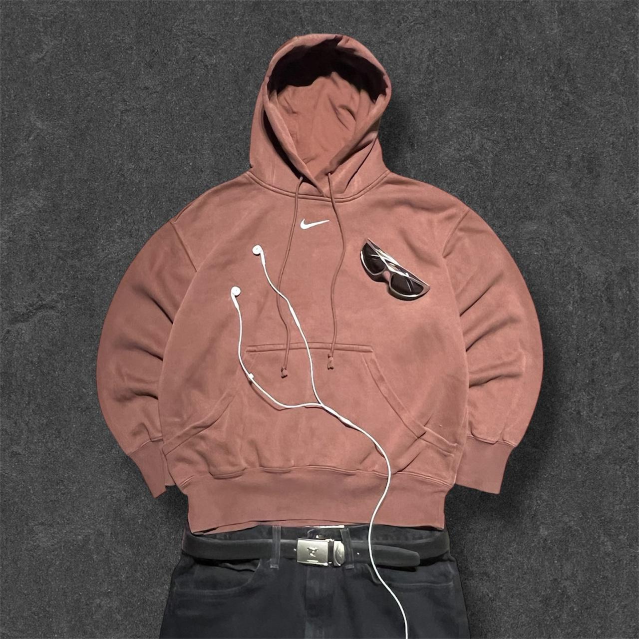 nike center logo hoodie