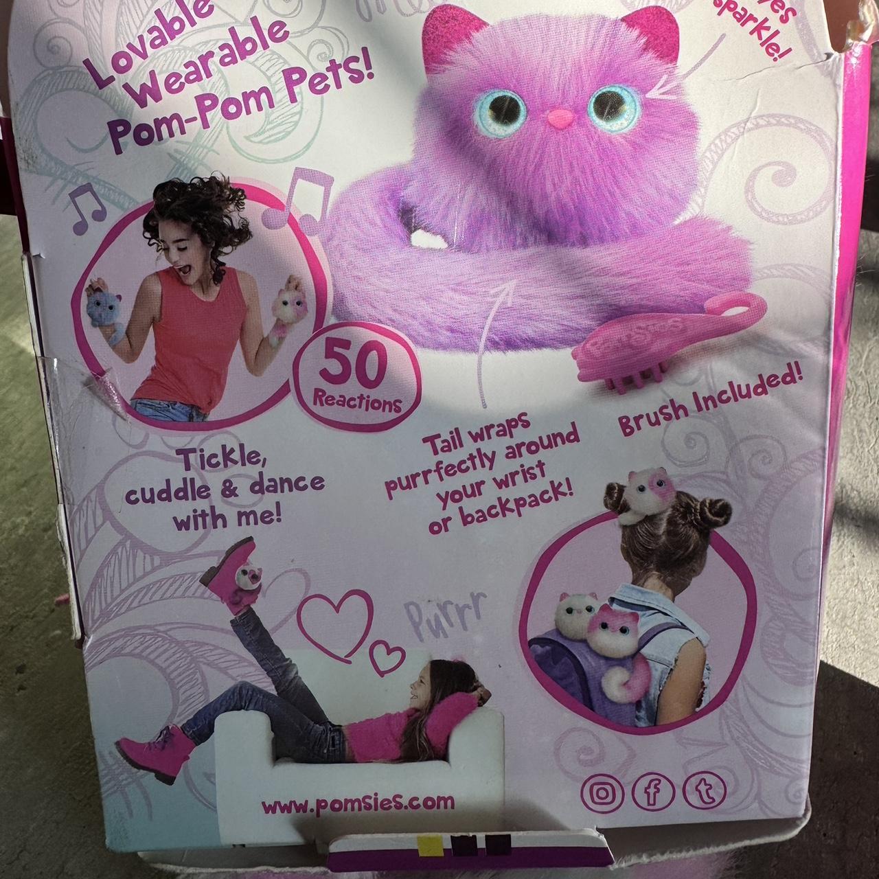 Pom Pom Pets Pomsies Sherbet Pomsies Pet Speckles Plush Interactive