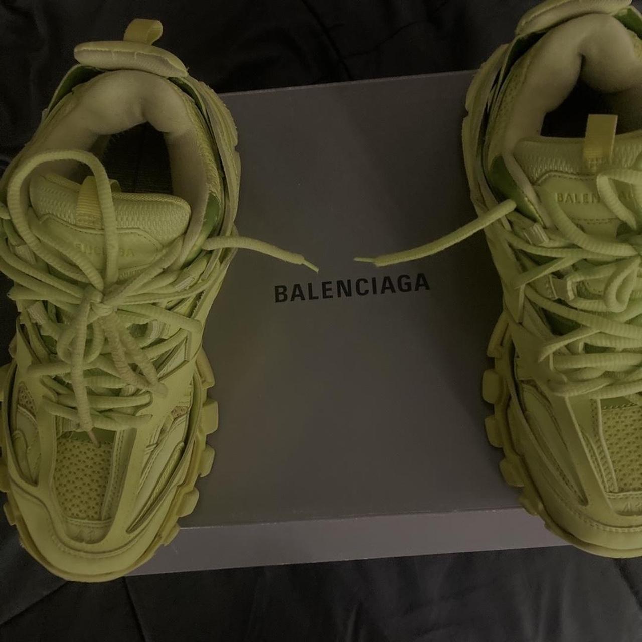 balenciaga lime green shirt