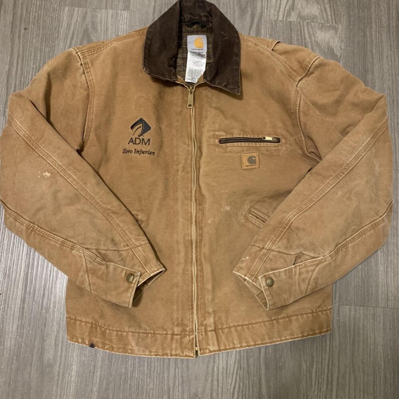 Carhartt Detroit J97 BRN Men’s Size Medium Reg... - Depop